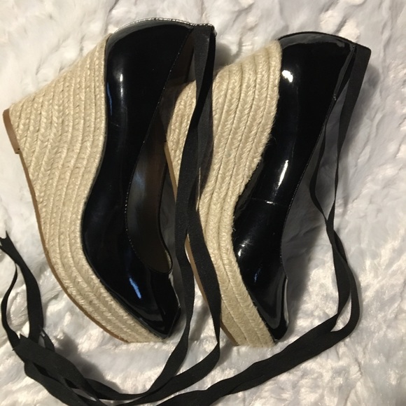JESSICA SIMPSON JANEY WEDGE JUTE ESPADRILLES SZ 8M - Picture 4 of 7